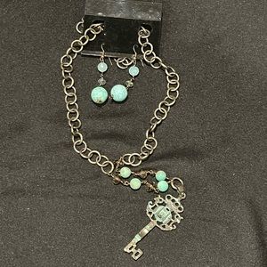 Handmade Custom Necklace and Earring Set